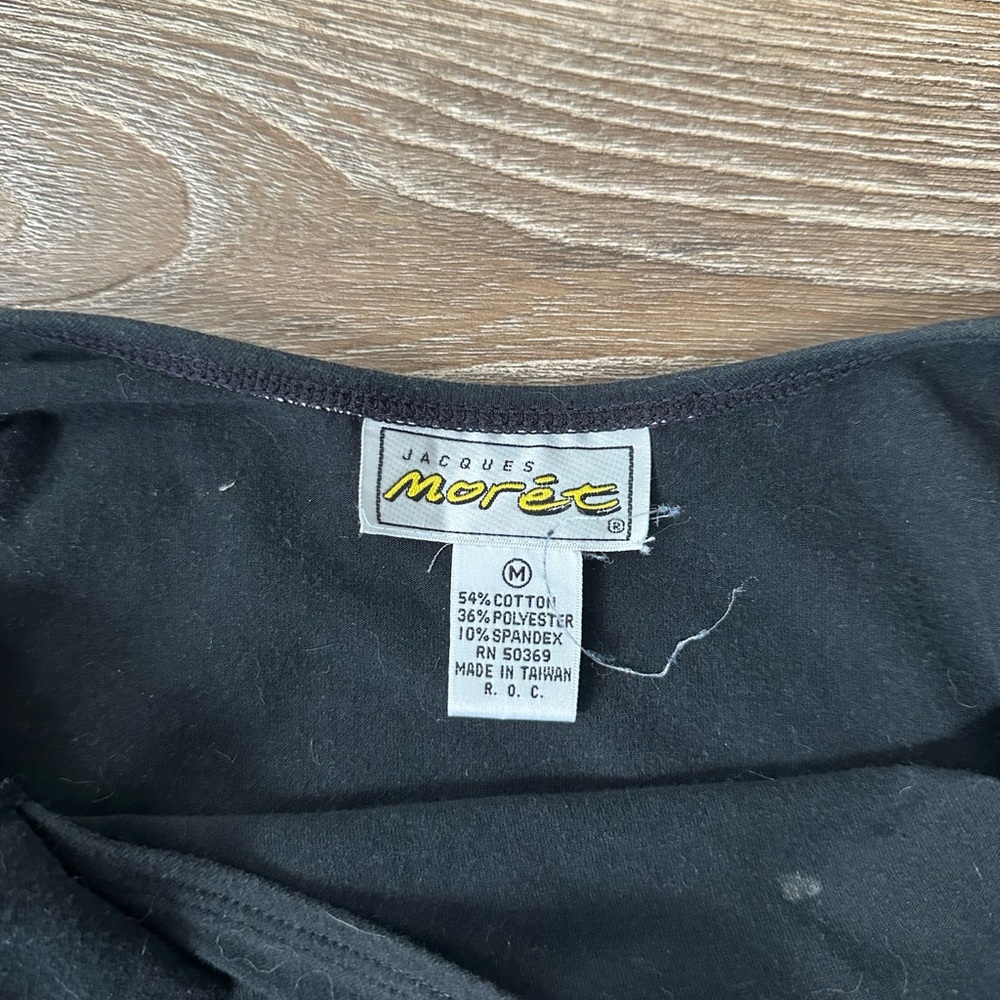Vintage Black Jacques Morét M Bodysuit - Picture 5 of 7